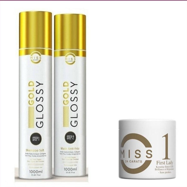 Lissage Au Tanin<br /> Glossy Gold & btx miss 24 cata soin