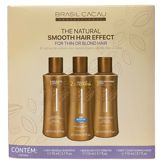 Cadiveu Brasil Cacau Lissage organique ECOKERATIN BRASILCAdiveu 3 produits