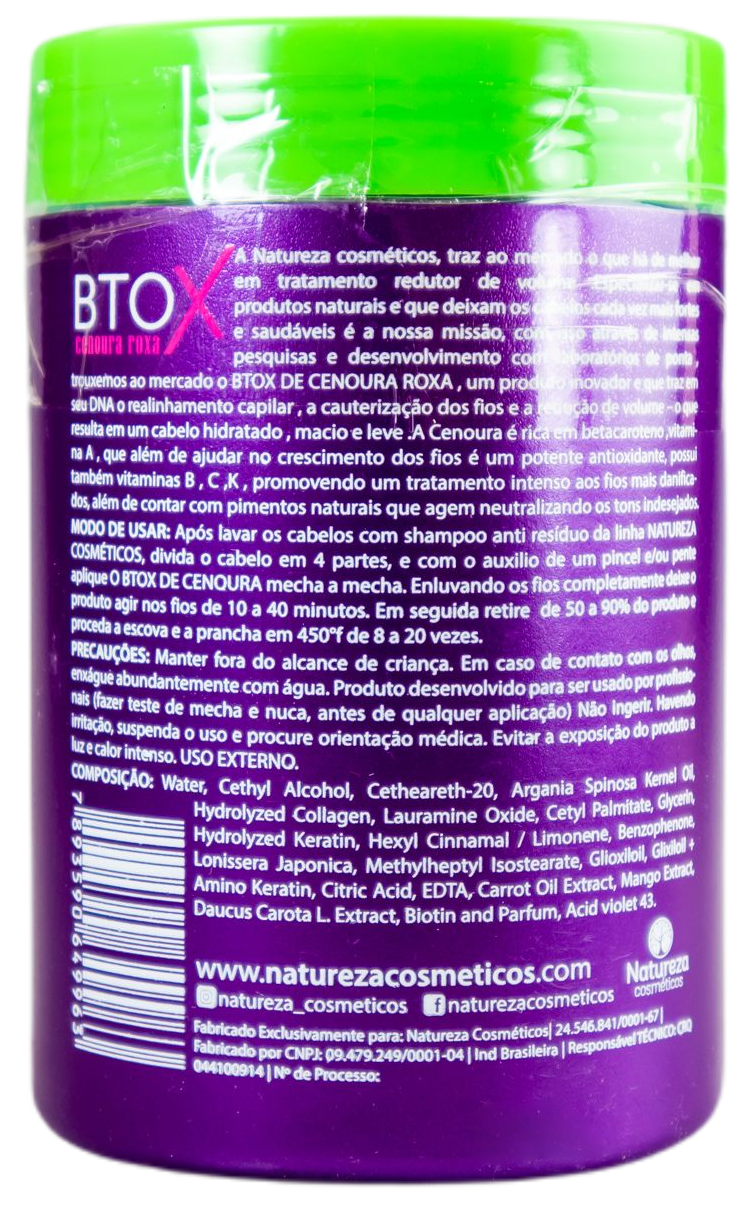 BTX CAROTTE VIOLET - COSMÉTIQUES NATURE 1KG