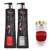 Brasilianische Glättung<br> Vogue Definitiv &amp; Onix Liss 3 Produkte 